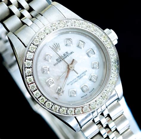 rolex oyster perpetual day date with diamonds|Rolex diamond bezel prices.